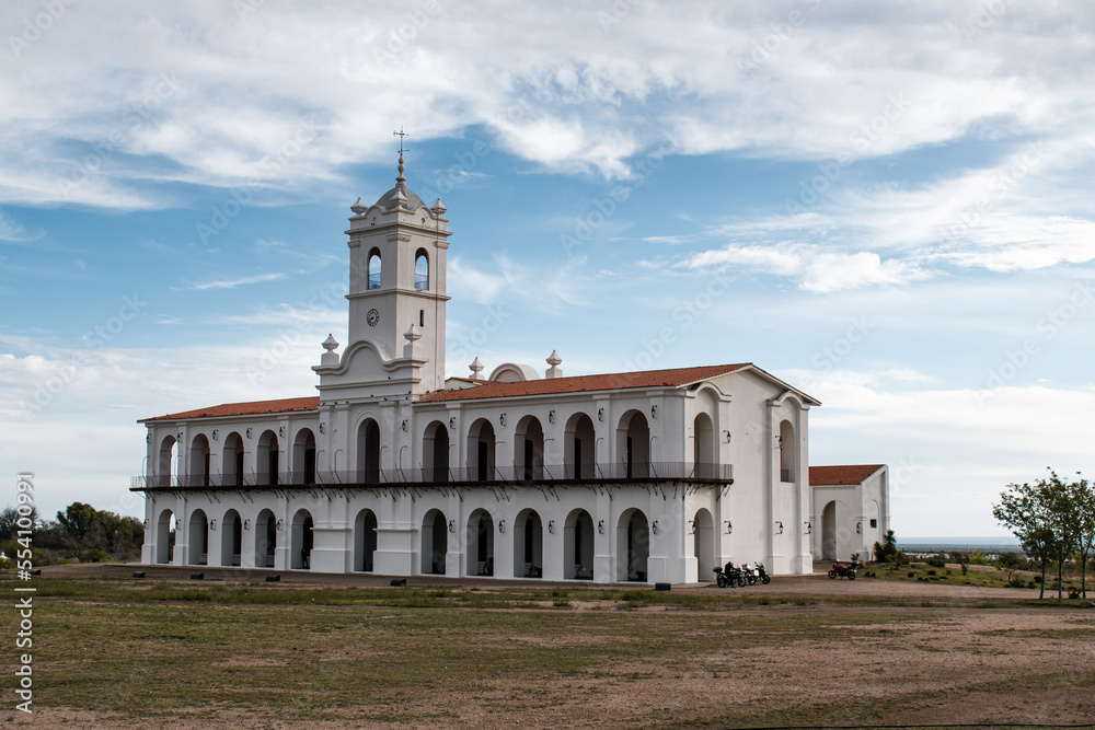 Fototapeta premium Replica of the Historic Cabildo of 1810 in the Province of San Luis, Argentina