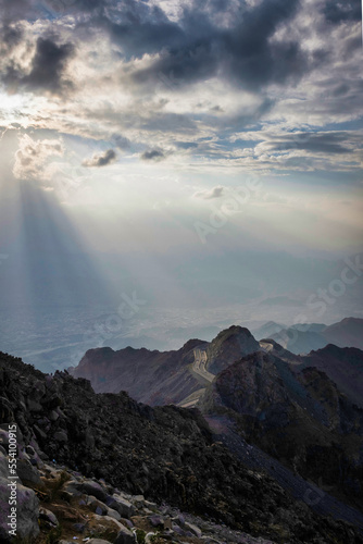 The beautiful landscape of Taif city of Saudi Arabia