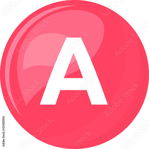 Free Download Vitamin A semi flat color raster object. Dietary supplement. Full sized item on white. Fat-soluble nutrient. Health improvement. Simple cartoon style illustration for web graphic design and animation - GFXLoad