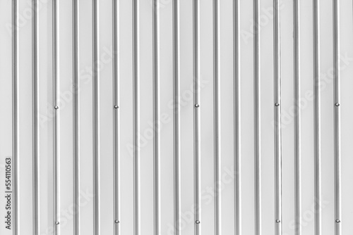 White painted metal fence surface wall texture background