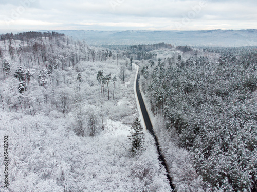 landscape with snow