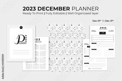 December Planner 2023