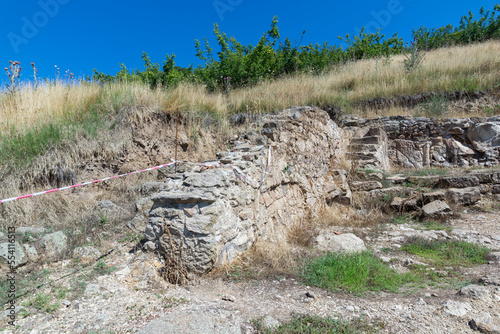 Ruins of ancient Macedonia polis Heraclea Sintica, Bulgaria photo