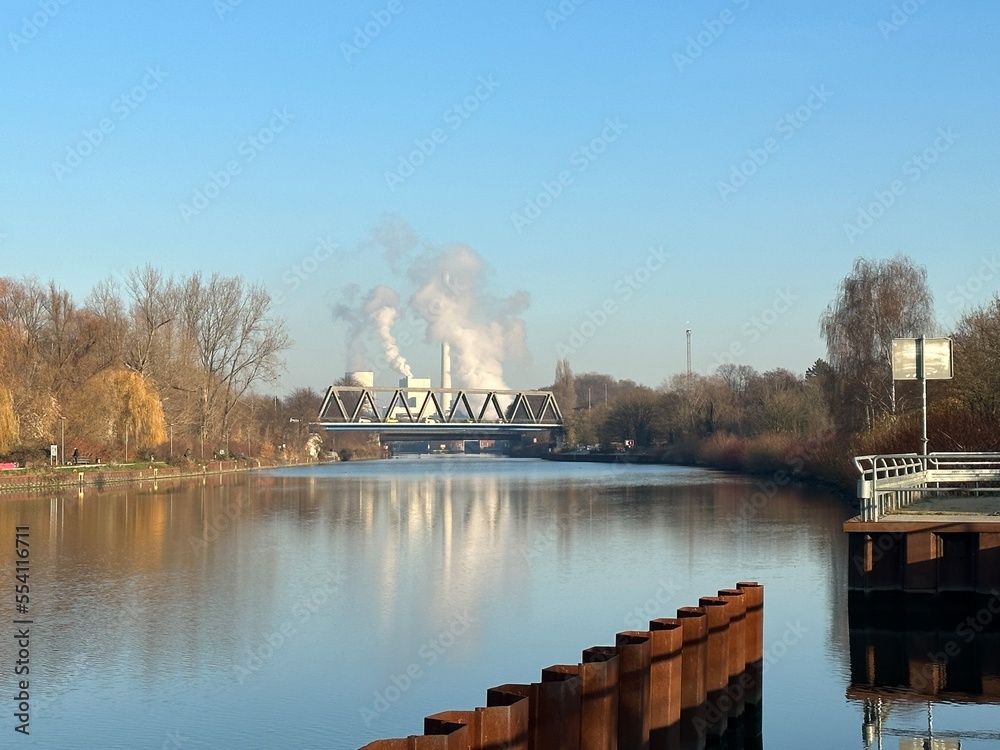 Rhein Herne Kanal mit CEAG Kraftwerk