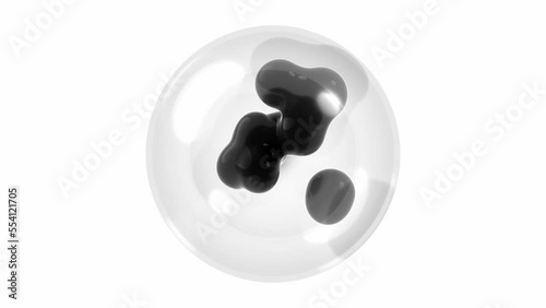 antimatter 3d representation, can be used to represent graviton, antiparticles or astrophysics singularity