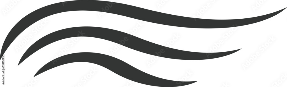 Water wave icon isolated on white background. Modern flat water wave icon for web site, ocean design template and logo. Creative abstract concept, vector illustration Water wave icon isolated on white background. Modern flat water wave icon for web site, ocean design template and logo. Creative abstract concept, vector illustration