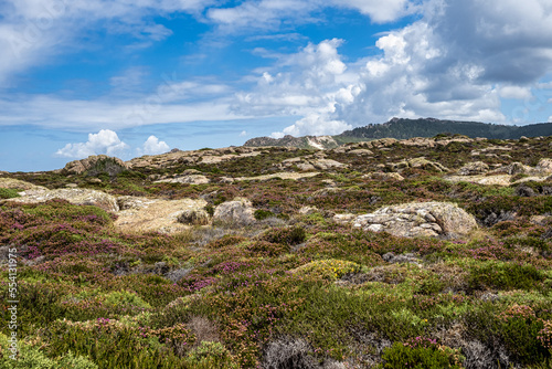 Praia do Trece Beach and section of the Lighthouse Trail, Camarinas, Galicia, Spain © rudiernst