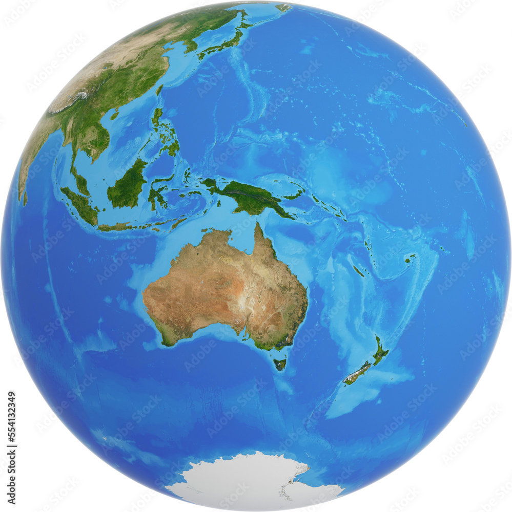 Fototapeta premium The Globe - Oceania