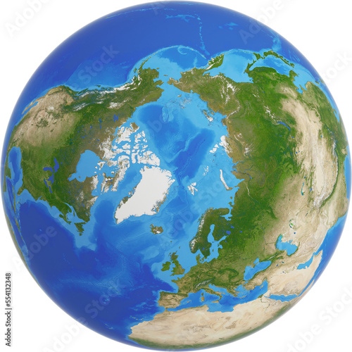 The Globe - North pole