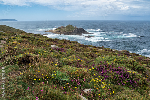 The cape of Tourinan in Muxia, Costa da Morte, Death Coast, Galicia, Spain. photo