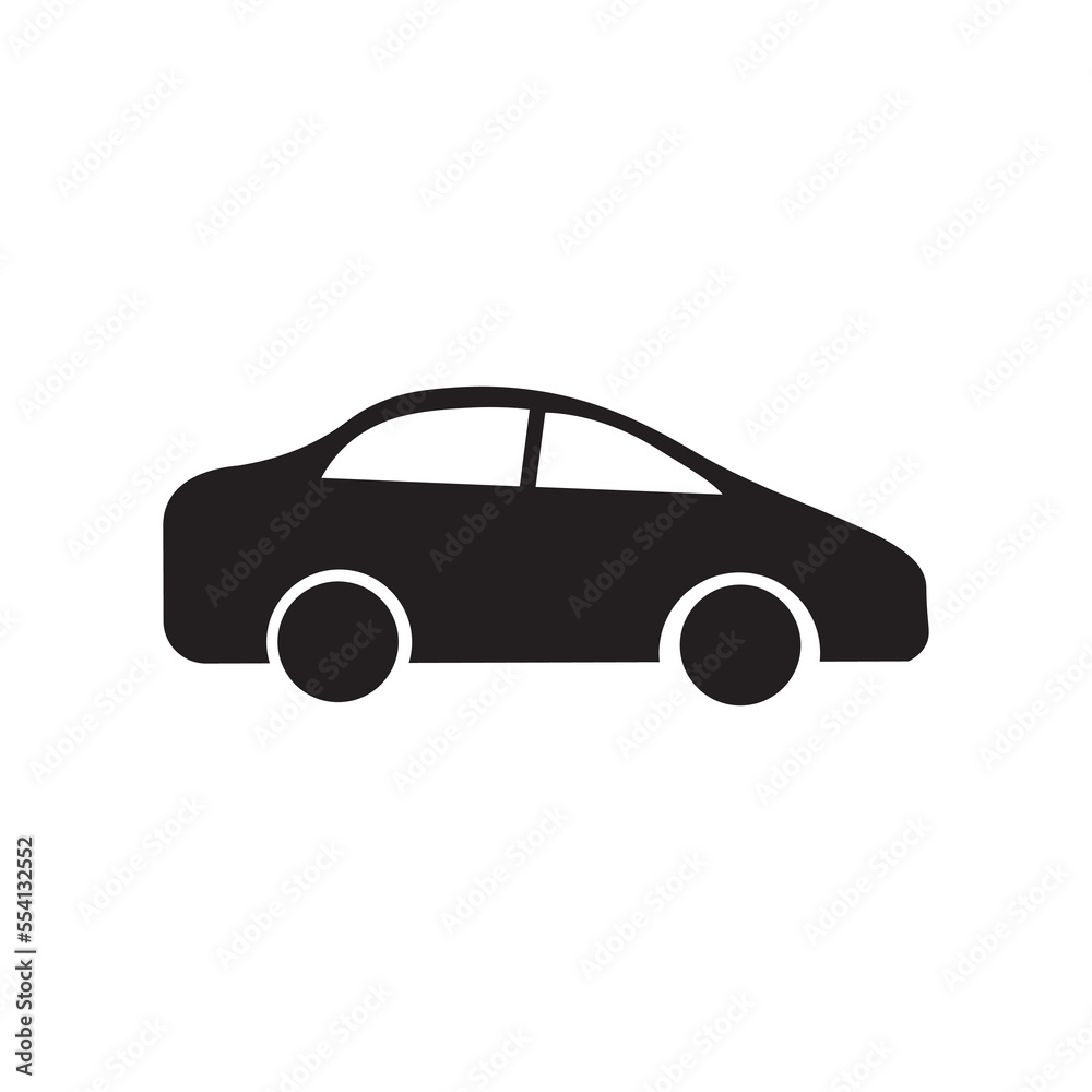 car icon vector abstract illustration design