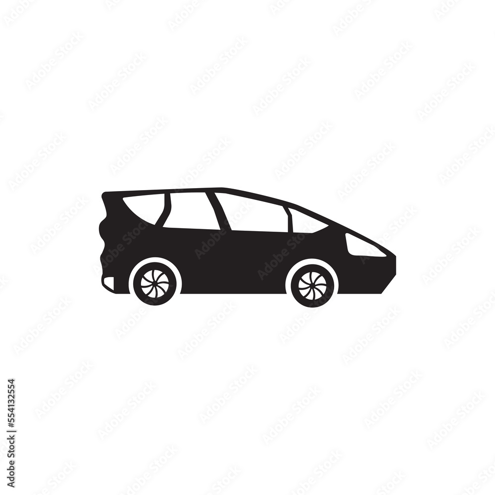 car icon vector abstract illustration design