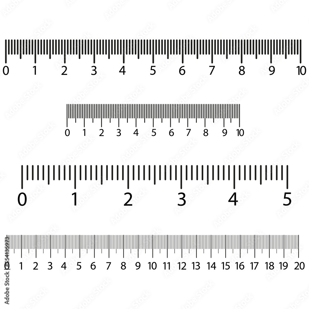 Black ruler scale. Graphic element. Vector illustration. stock image. Black ruler scale. Graphic element. Vector illustration. stock image.