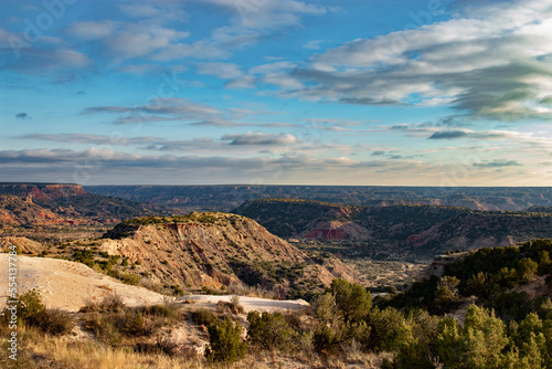 Hiking the Beautiful Palo Duro Canyon State Park in the Near Amarillo, Texas. © Ben