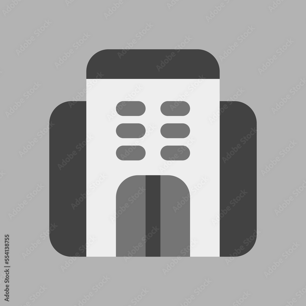 Hotel icon in flat style about travel, use for website mobile app presentation Hotel icon in flat style about travel, use for website mobile app presentation