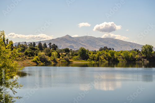 Spring landscape of Lake Elizabeth in Fremont Central Park. photo