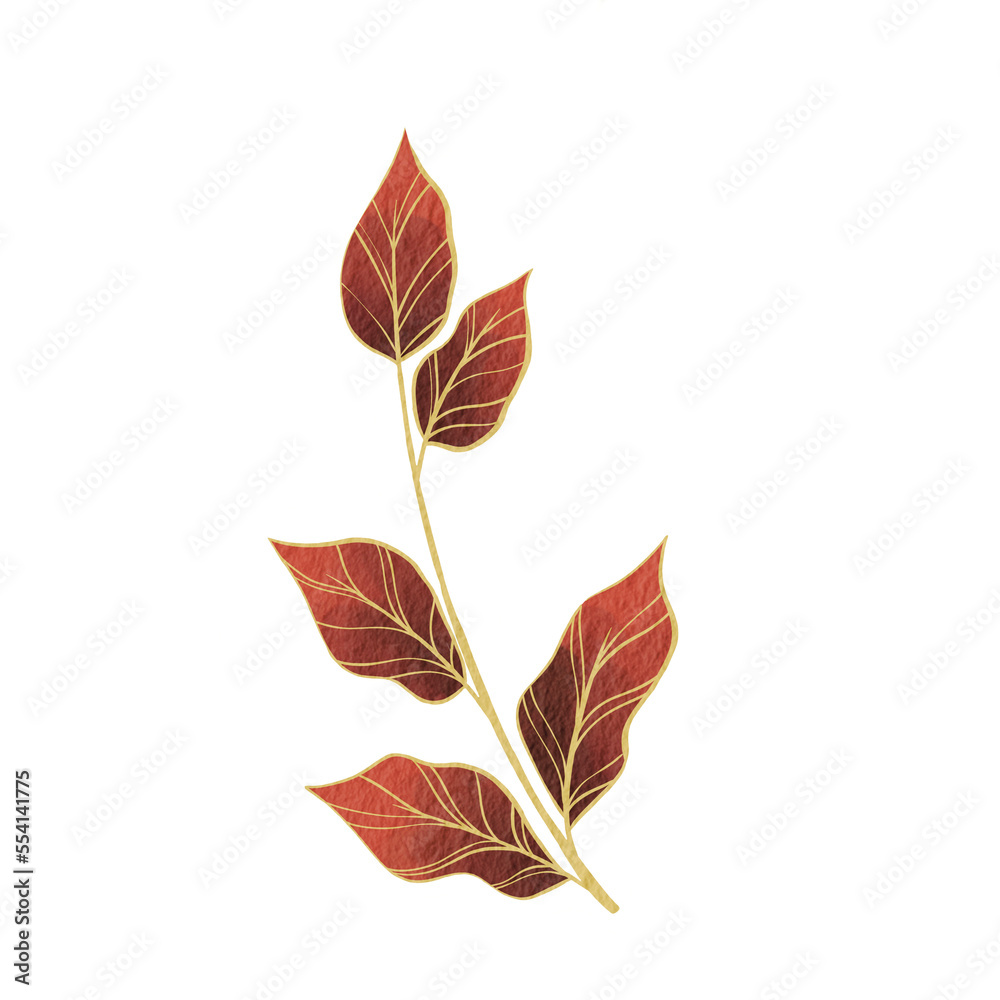 Abstract brown bunch of leaves illustration for decoration on garden and autumn season. Abstract brown bunch of leaves illustration for decoration on garden and autumn season.