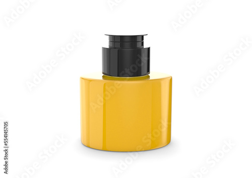 Plastic, bottles package. Realistic 3D Mock up design. Oil,Perfume,Cosmetics,Shower gel.