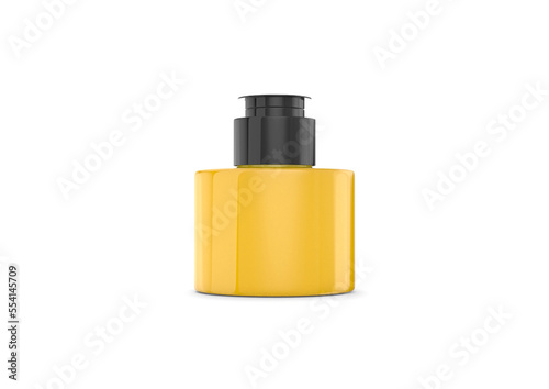 Plastic, bottles package. Realistic 3D Mock up design. Oil,Perfume,Cosmetics,Shower gel.