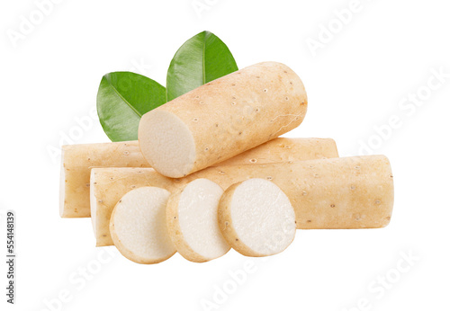 Chinese yam on transparent png