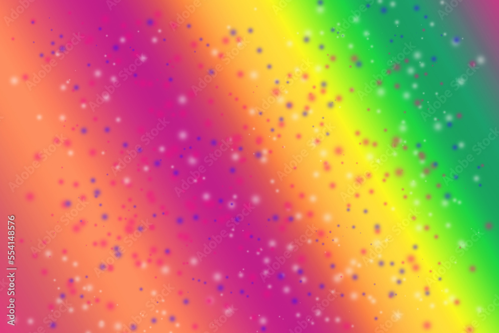 Abstract colorful background with soft sparkles