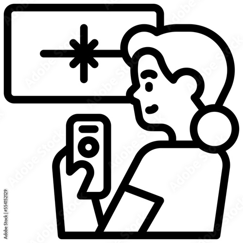 television outline icon