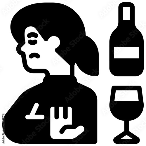 alcohol solid icon