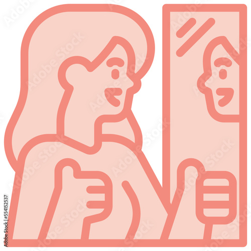 compliment two tone icon