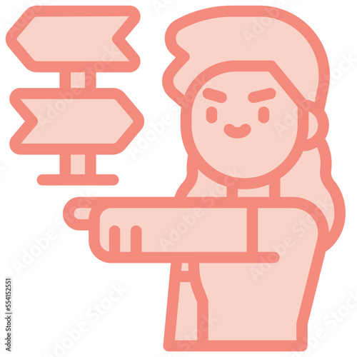 decision two tone icon