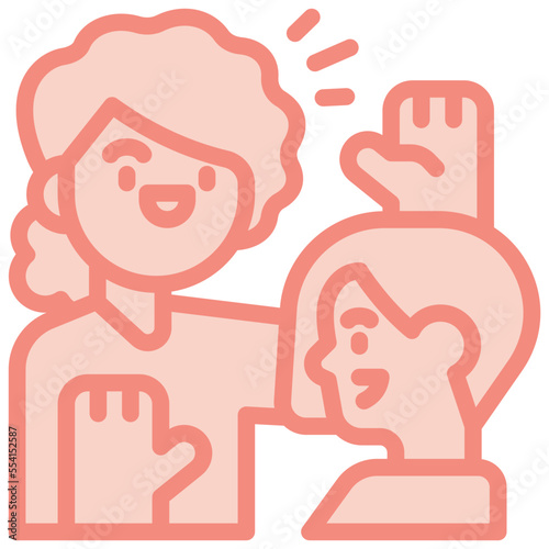 hangout two tone icon