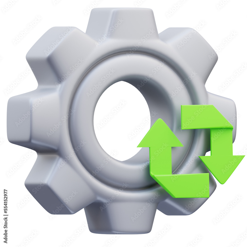 3d render illustration of reusable project management icon 3d render illustration of reusable project management icon