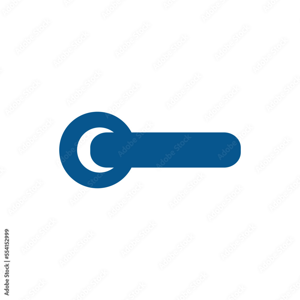 Door handle icon vector logo design template