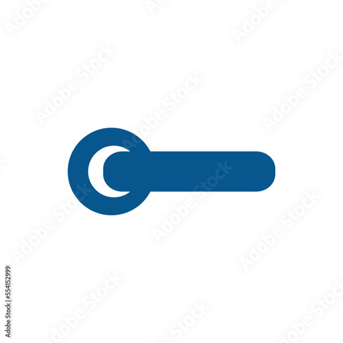 Door handle icon vector logo design template