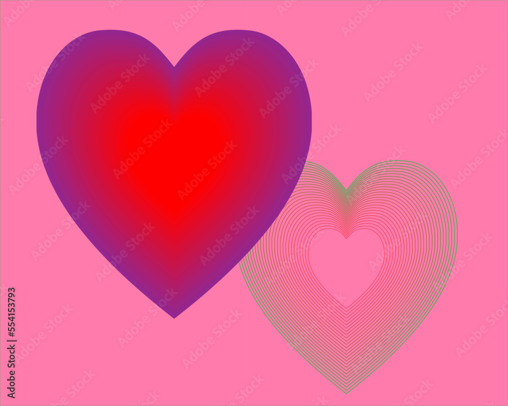 pink heart shaped balloons