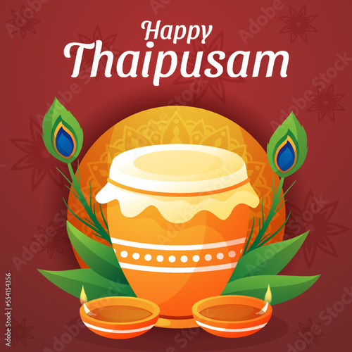 Happy Thaipusam Concept
