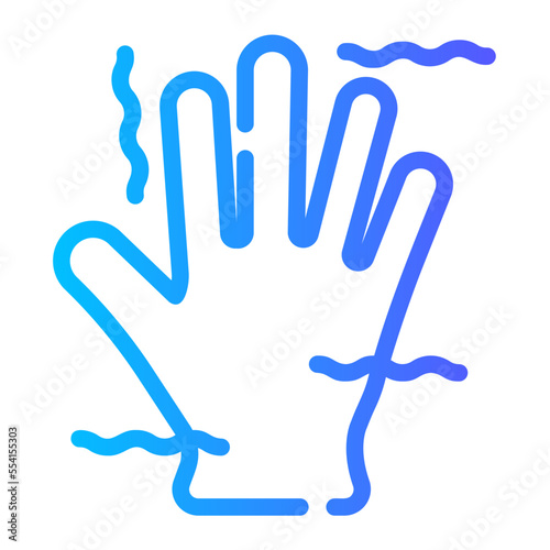 trembling gradient icon
