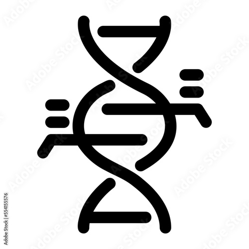 genetic glyph icon