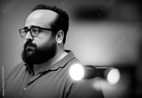 Portrait of a a Man in Studio