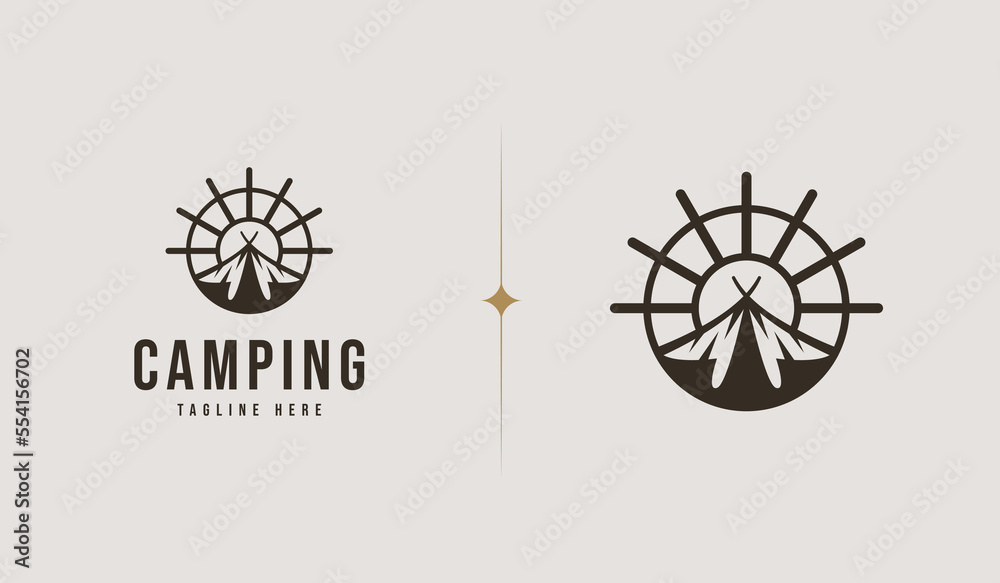 Rustic Retro Vintage Wooden Barn Farm logo Illustration. Universal creative premium symbol. Vector sign icon logo template. Vector illustration