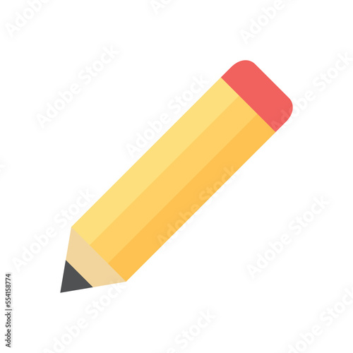 Pencil vector icon symbol design