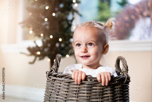 Baby in beautiful style. Happy family kid concept. Beautiful emotional child