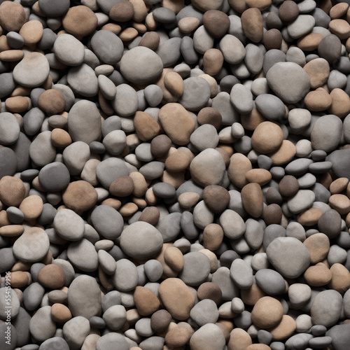 seamless texture of pebbles