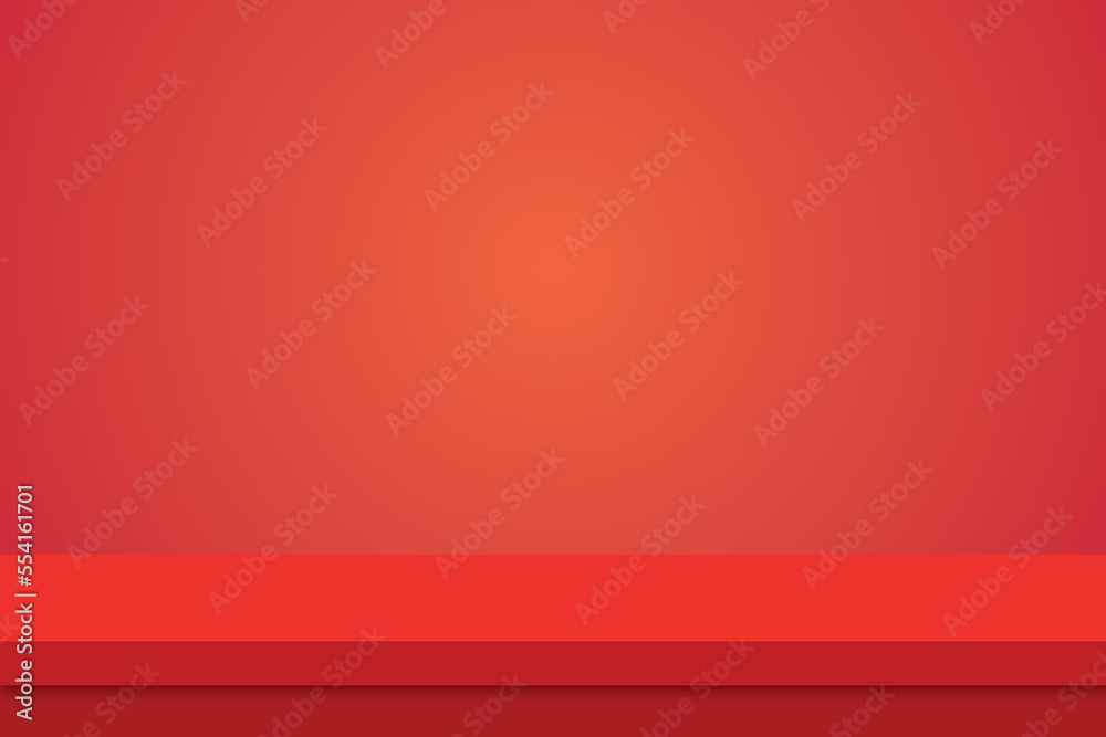 Red background with spot light for Christmas or Valentine and Chinese new year. Red room backdrop. shadow overlay. Space for product and text. illustration paper art minimal design style. Red background with spot light for Christmas or Valentine and Chinese new year. Red room backdrop. shadow overlay. Space for product and text. illustration paper art minimal design style.