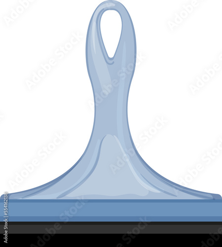 clean squeegee glass color icon vector. clean squeegee glass sign. isolated symbol illustration