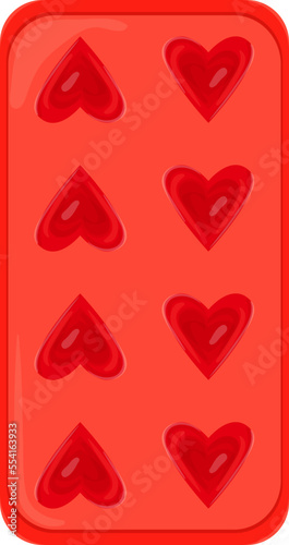 kitchen ice cube tray color icon vector. kitchen ice cube tray sign. isolated symbol illustration