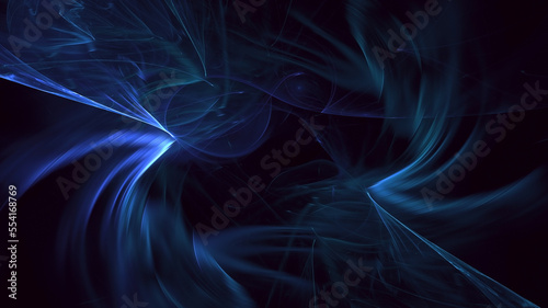 3D rendering abstract multicolor fractal light background 