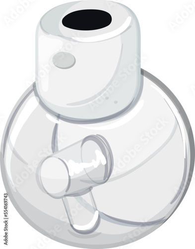 bottle breast pump cartoon. bottle breast pump sign. isolated symbol vector illustration