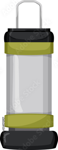 camping lantern camp lamp cartoon. camping lantern camp lamp sign. isolated symbol vector illustration