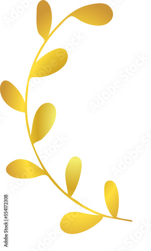 Gold Branch Leaf Laurel