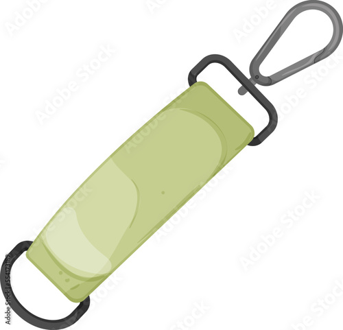 keyring keychain key cartoon. keyring keychain key sign. isolated symbol vector illustration